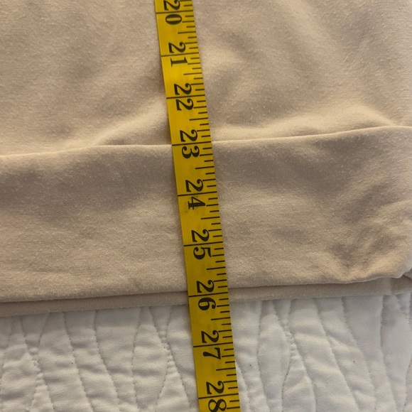 Crown & Ivy Soft Cream Women's Hoodie with Accented Pearl Sleeves - Picture 7 of 8